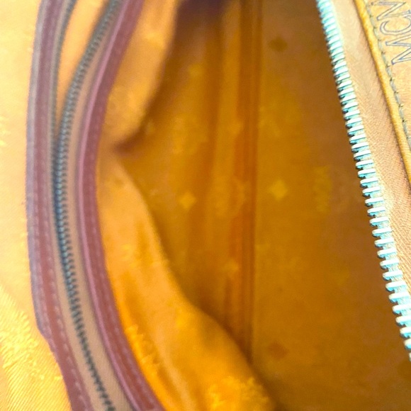 SOLD 7/26/2025 Authentic MCM Vintage Cognac Visetos Boston Bag - Picture 9 of 11